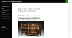 Desktop Screenshot of anticstore-blog.com