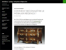 Tablet Screenshot of anticstore-blog.com